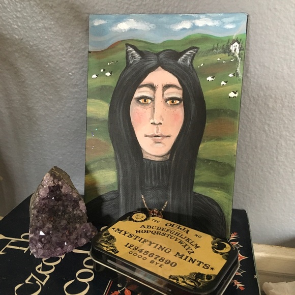 Original Artwork - “She Wolf” 5x7" Acrylic on Canvas board - Picture 4 of 9